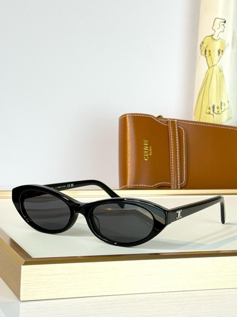 celine Oval Triomphe Sunglasses