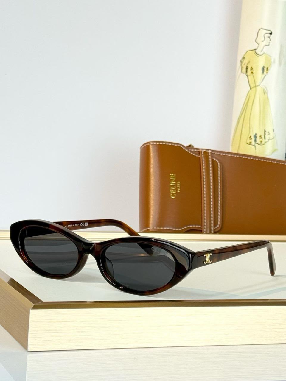 celine Oval Triomphe Sunglasses