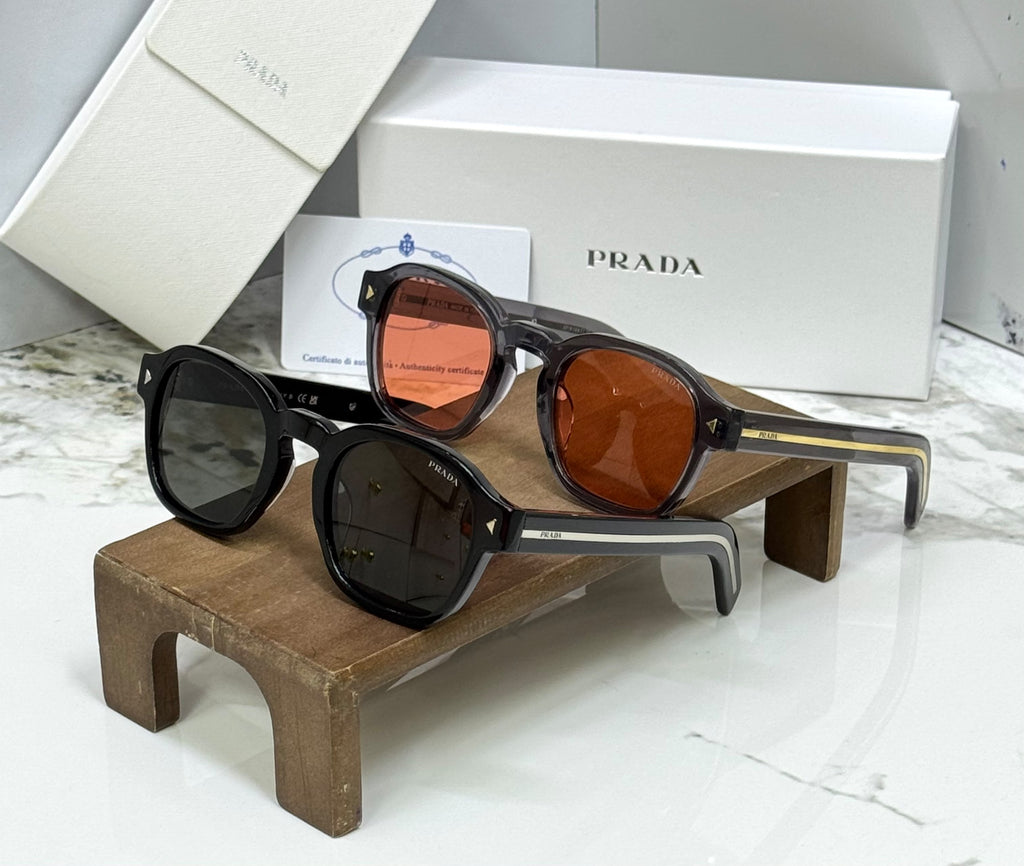 Prada Geometric Square Sunglasses