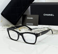 CHANEL Lettered-Top Rectangular Eyewear