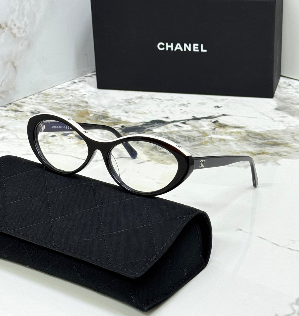 CHANEL Two-Tone Oval Eyewear