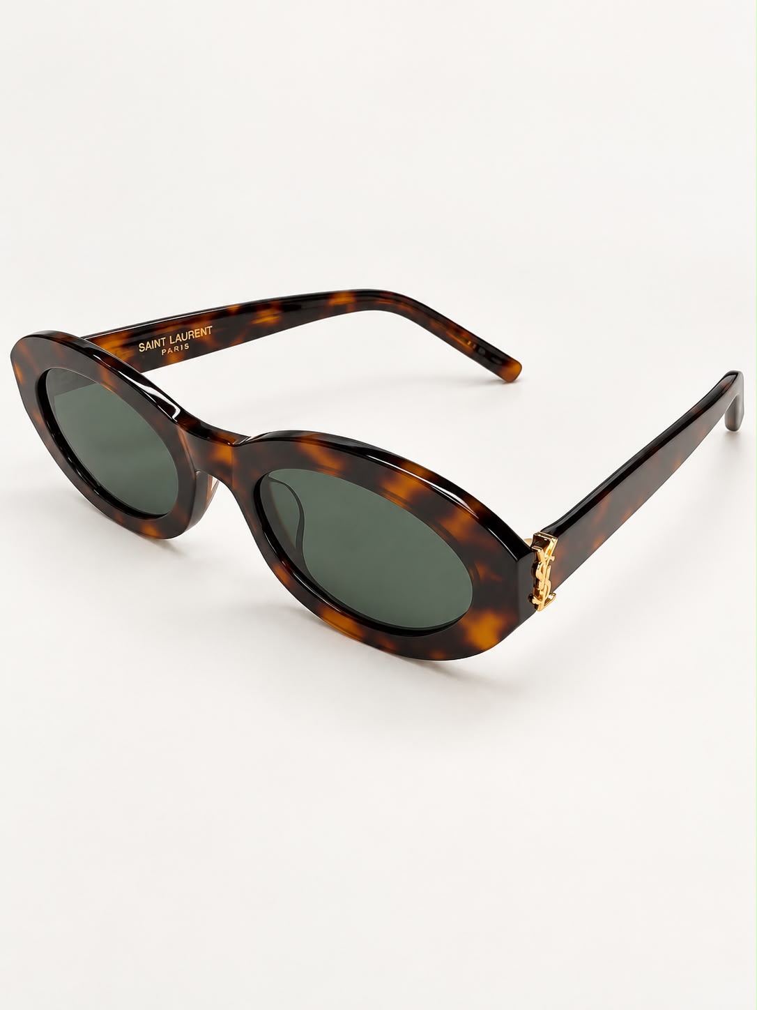 Saint Laurent Oval Monogram Sunglasses