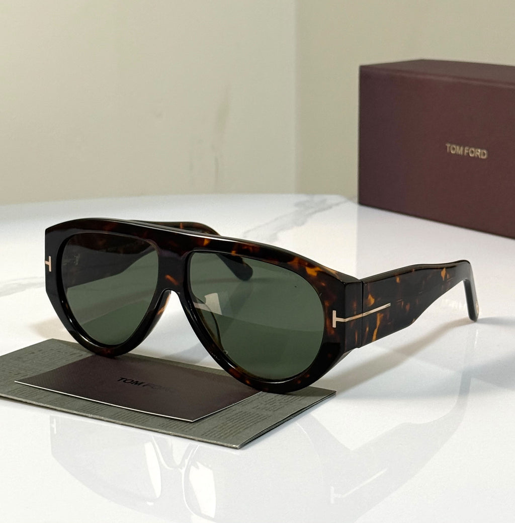 Tom Ford Flat-Top Aviator Sunglasses
