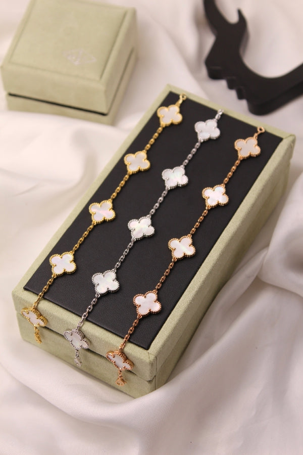 VAN CLEEF Five-Clover Bracelet