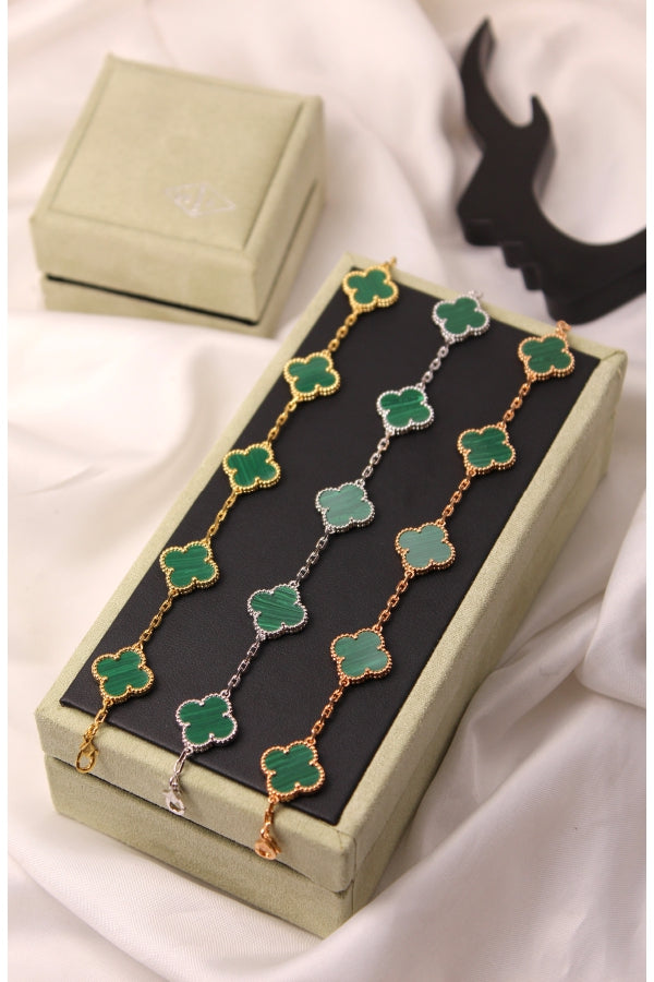 VAN CLEEF Five-Clover Bracelet