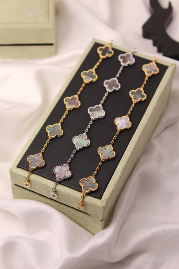 VAN CLEEF Five-Clover Bracelet