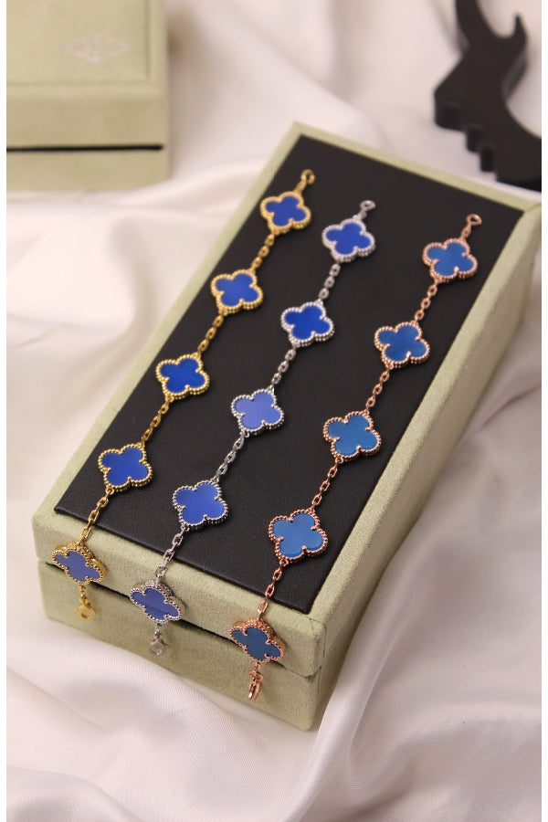 VAN CLEEF Five-Clover Bracelet