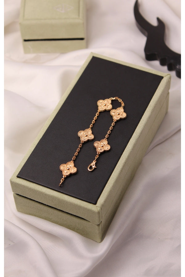 VAN CLEEF Five-Clover Bracelet