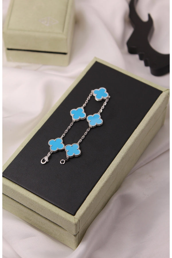 VAN CLEEF Five-Clover Bracelet
