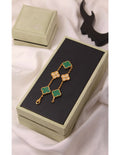 VAN CLEEF Alternating Smooth and Textured Clover Bracelet